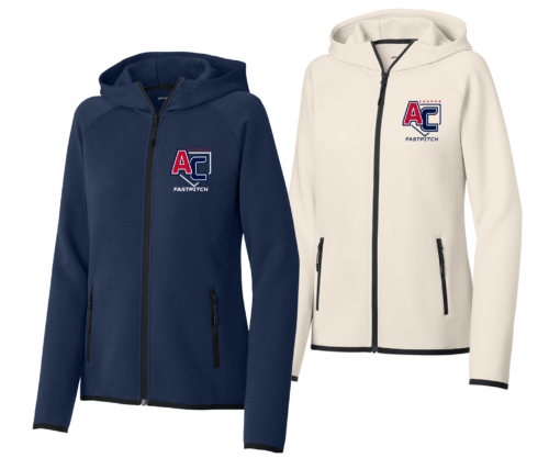 Womens Cotton Full Zip Hoodie